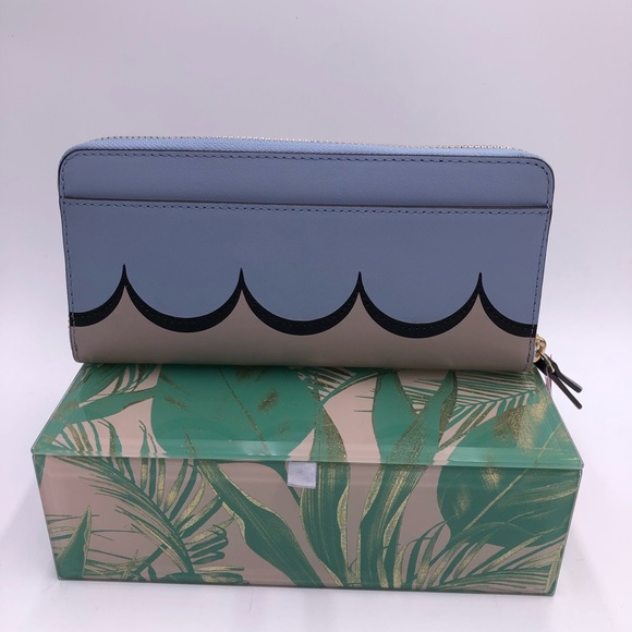 Kate spade scallop slim continental wallet - Picture 3 of 5